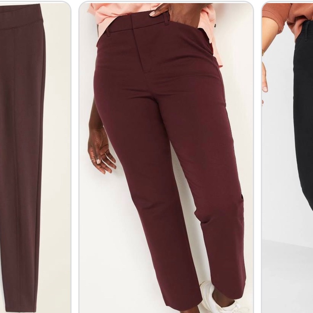 Old Navy High Rise Pixie Straight Pant
